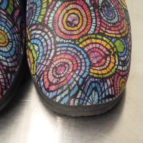 Crocs Neria Pro II Clogs Sz-W7 Graphic Circles - Picture 6 of 12